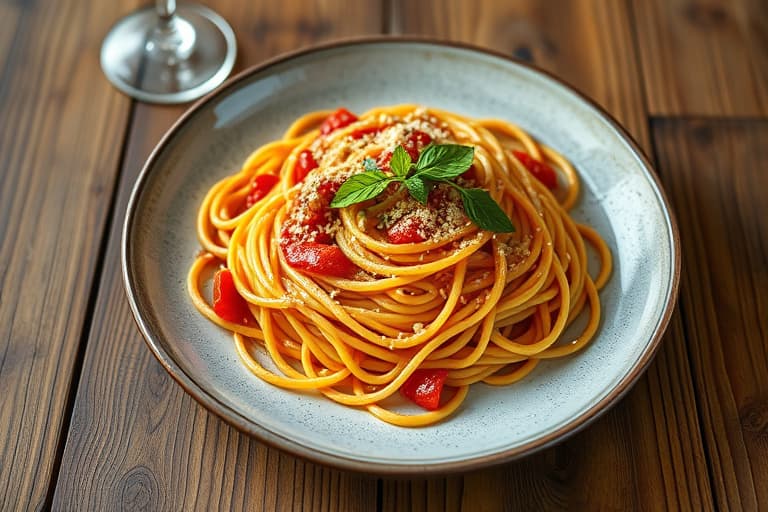 Spaghetti med blåskjell
