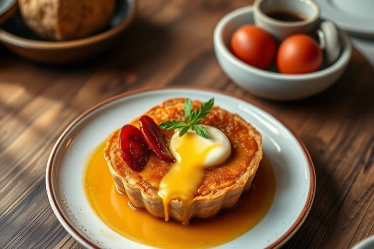 Tyrkisk kaffekjele med crème brûlée