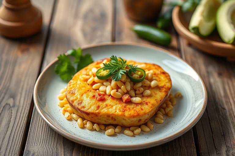 Krydret maisbrød med jalapeños: Pan de Maiz