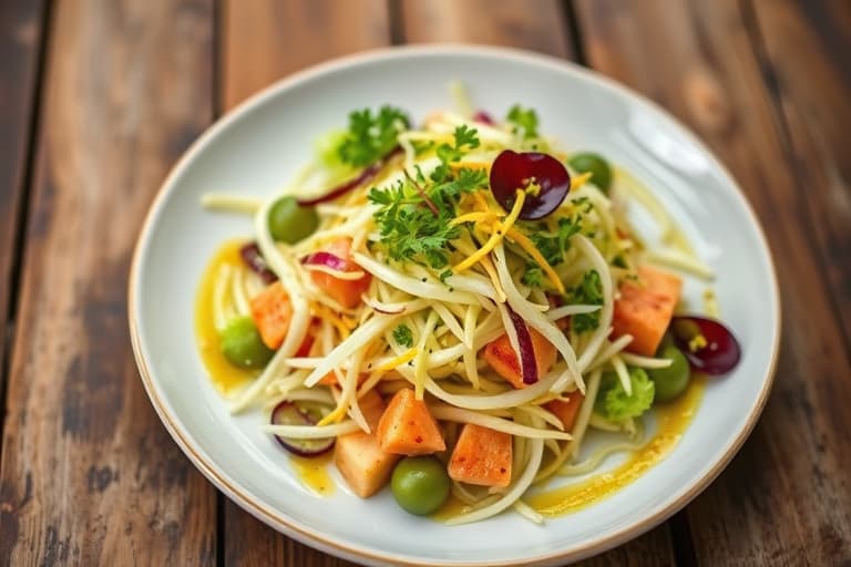 Friséesalat med Dijon-vinaigrette