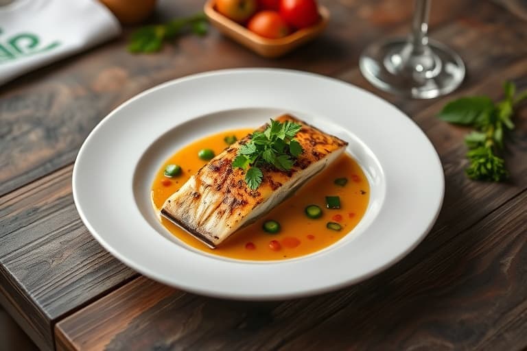 Grillet fennikel med grillet jalapeñosaus