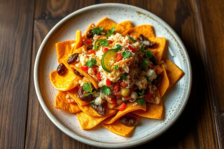 Nachos med sylteagurkjalapeños