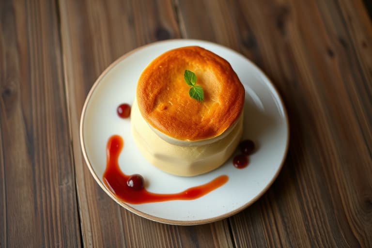 Triple Ginger Soufflé