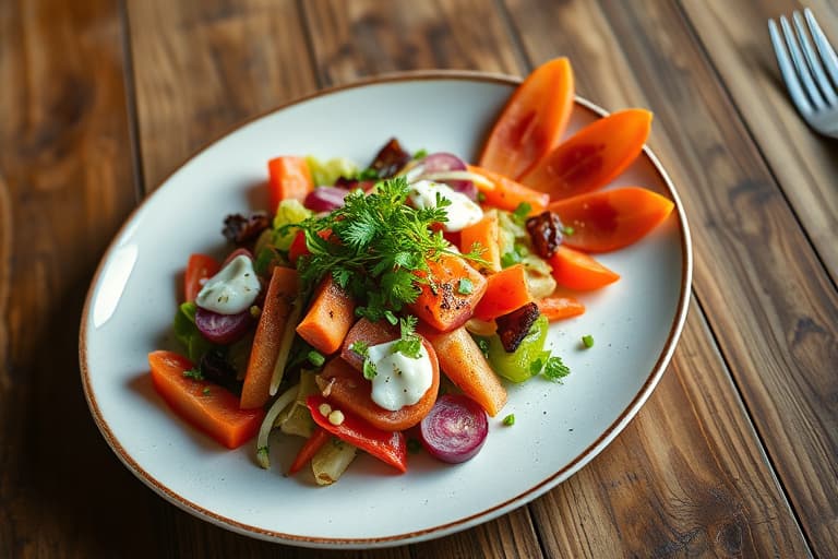 Kickin' Crudité med Middelhavsinspirasjon