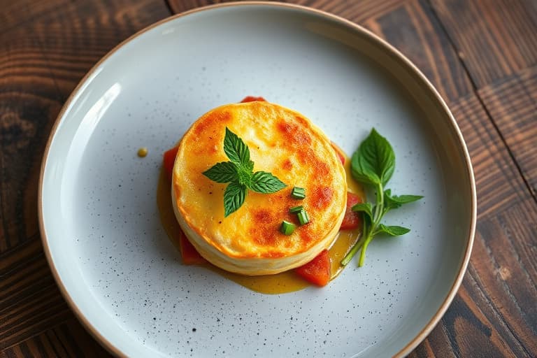 Frukt-soufflé-omelett