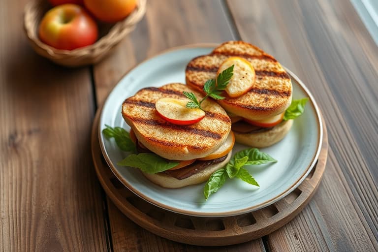 Stjerneanis-is og appelsin, mandel, tranebær og semisøt sjokoladechip-kakedeig-sandwiches