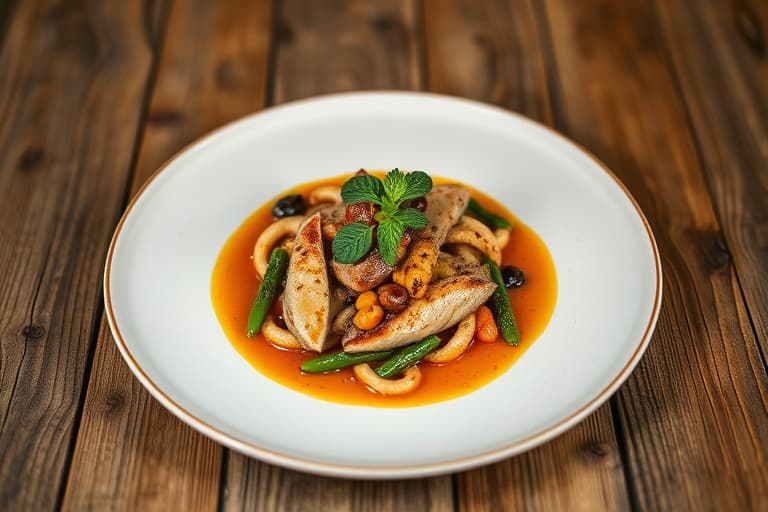 Grillet indrefilet av storfe med gyllenrødbete- og blåmuggostpuré