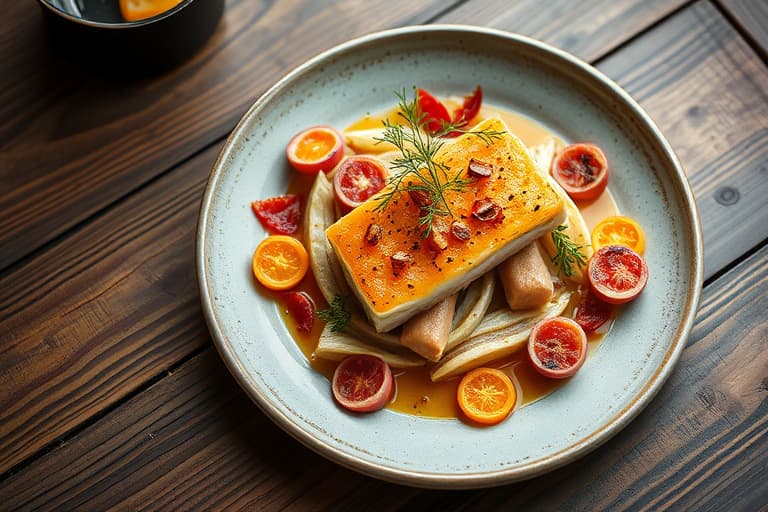 Pølse og fisk i én gryte