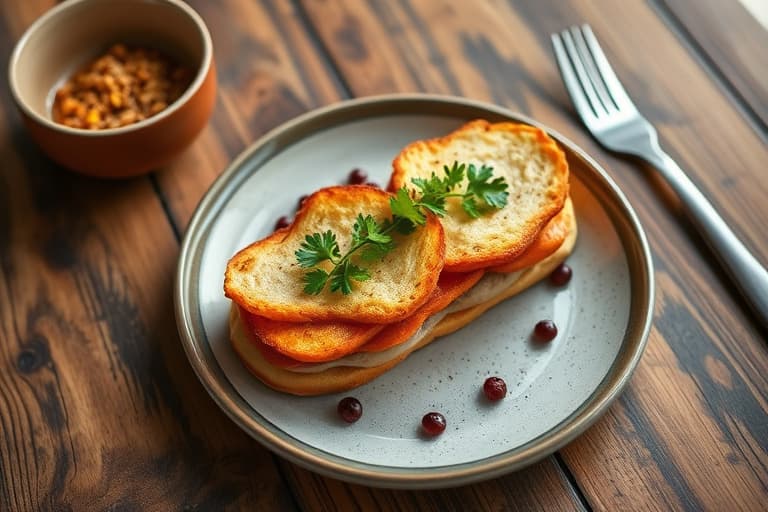 Kyllingpaté-teesandwicher