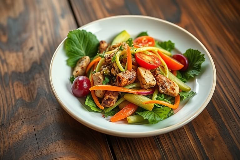 Spinatsalat med tranebær og ristet mandel