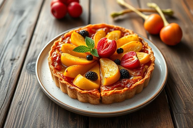 Tarte Bergère aux Abricots: Aprikosbergere-kake