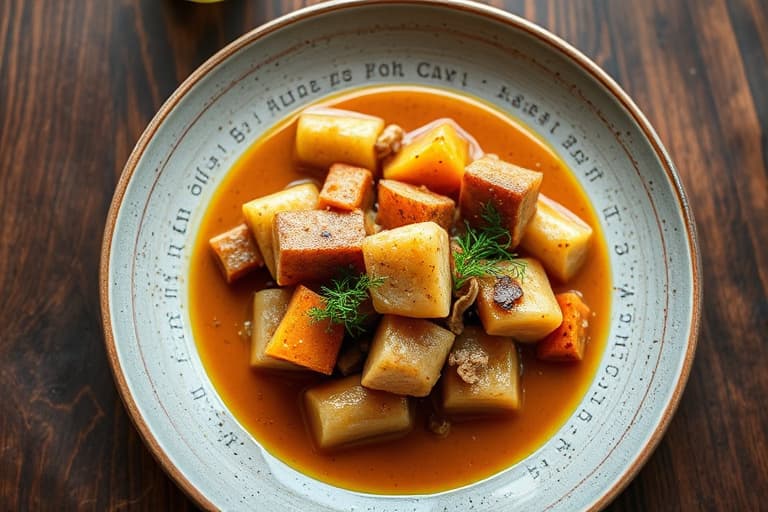 Søtpotet- og pastinakkpuré