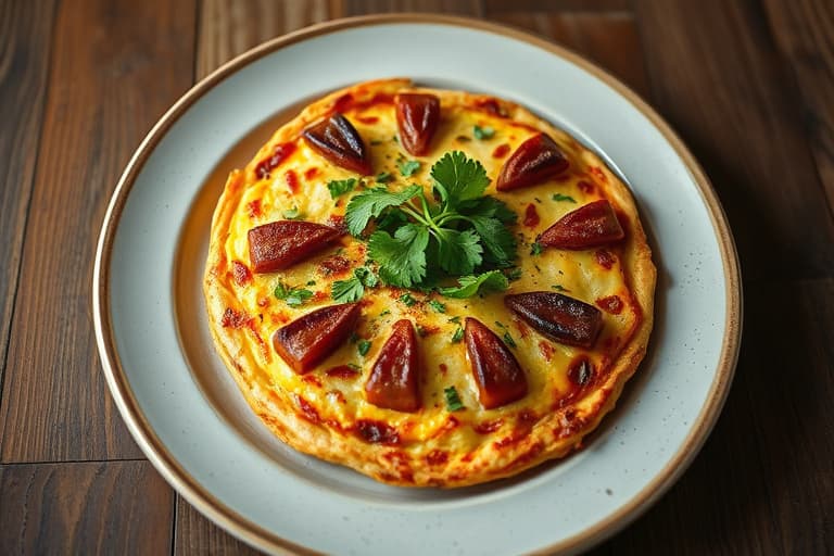 Enkel spansk tortilla española