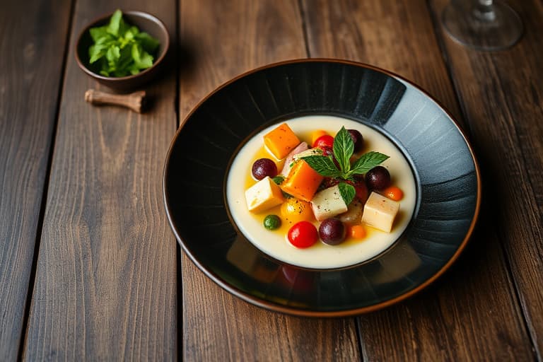 Suppe og salat, med stil: Salat Lyonnaise og puré av purre og potet