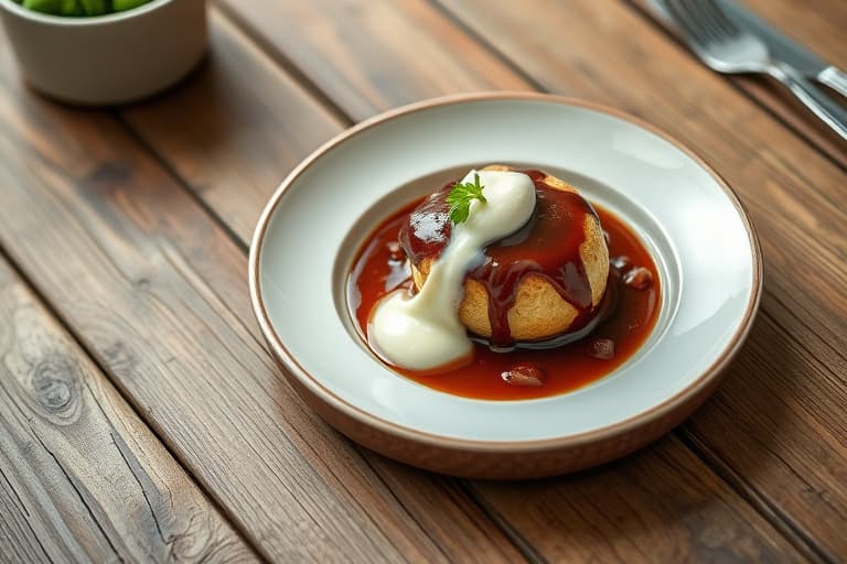 Sjokolade- og crème fraîche-pot