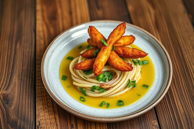 Kyllingfritert hjortepose med jalapeño-honning-sennepssaus