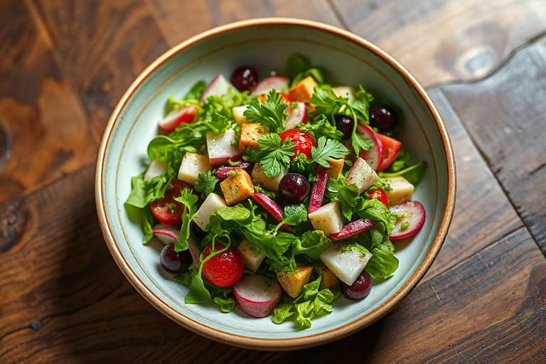 Bryant Lake Bowl – Røkt ørret- og rødbetsalat med Green Goddess-dressing