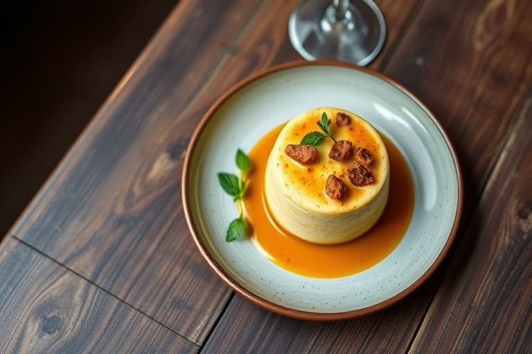 Eple- og rosmarinsoufflé