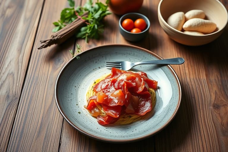 Bacon-rosmarin-Red Bliss-puré med hash