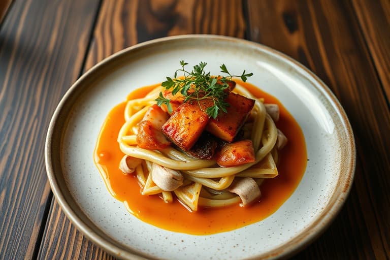 Urtefylt søt og sur kylling