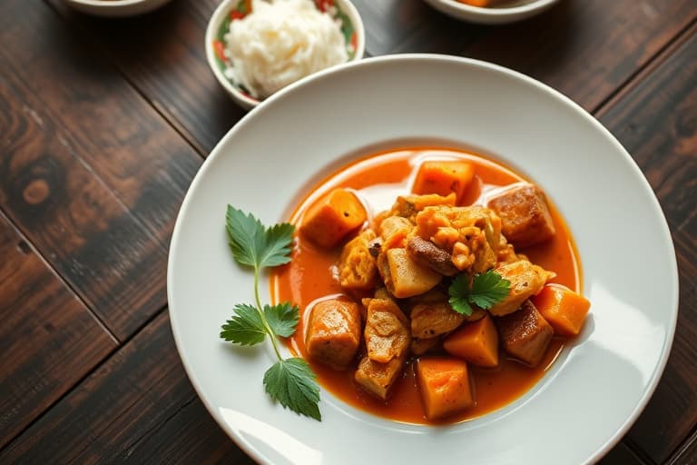 Thailandsk curry-sjømatgryte