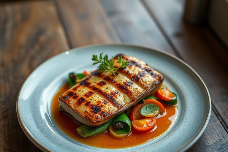 Øst-vest grillet kylling