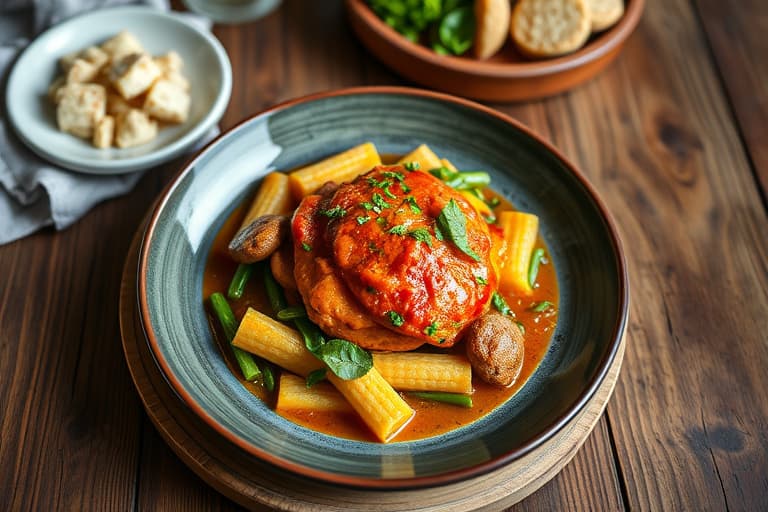 Rustikalsk tomatsuppe med ristet spisskummen og mini Rajas