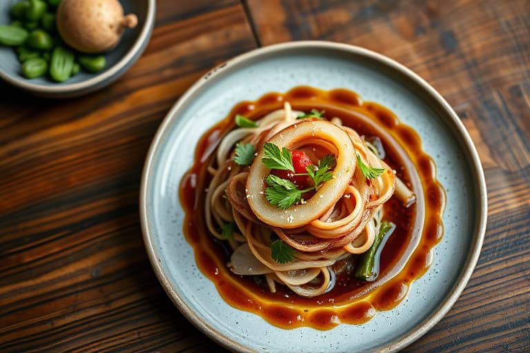 Spinat med sesam-shoyu dressing