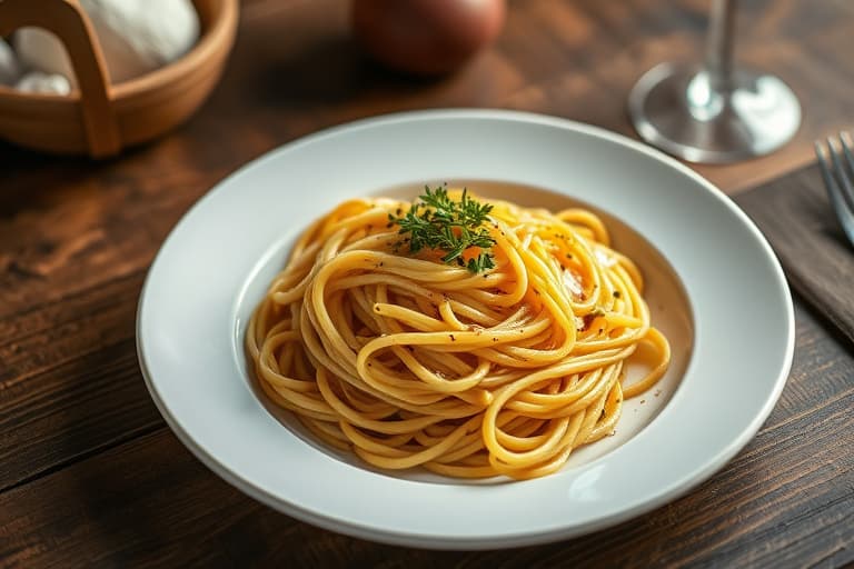 Tonnarelli med ost og pepper