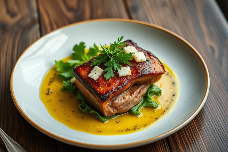 Porterhouse-biffer med ruccola og parmesanost