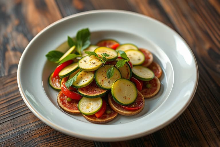 Zucchini Carpaccio-salat