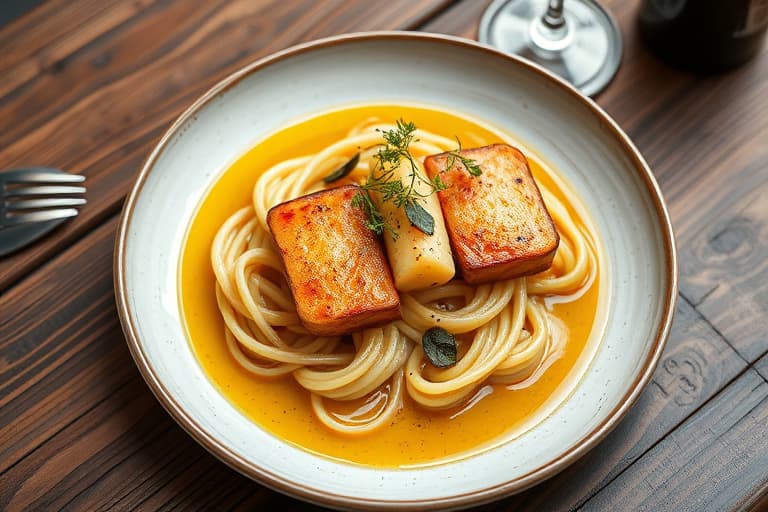 Voksbønner med persilleolje