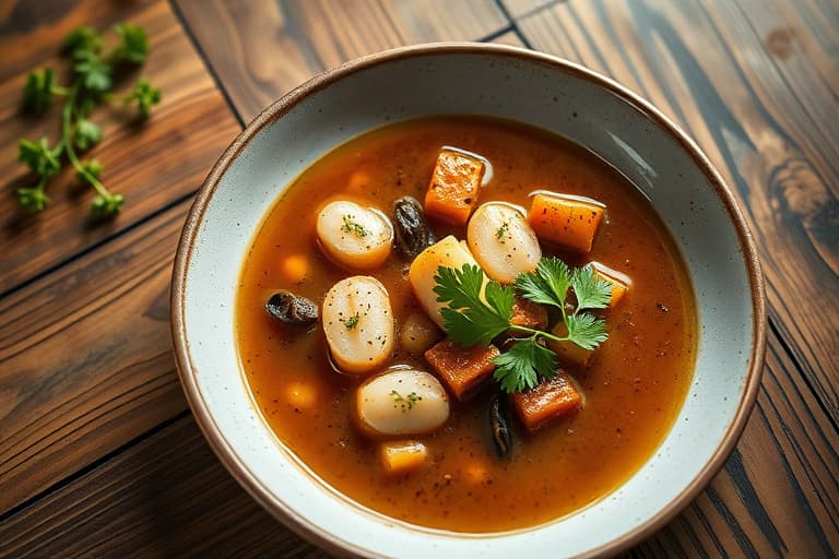 Sherrymarinerte soppsuppe