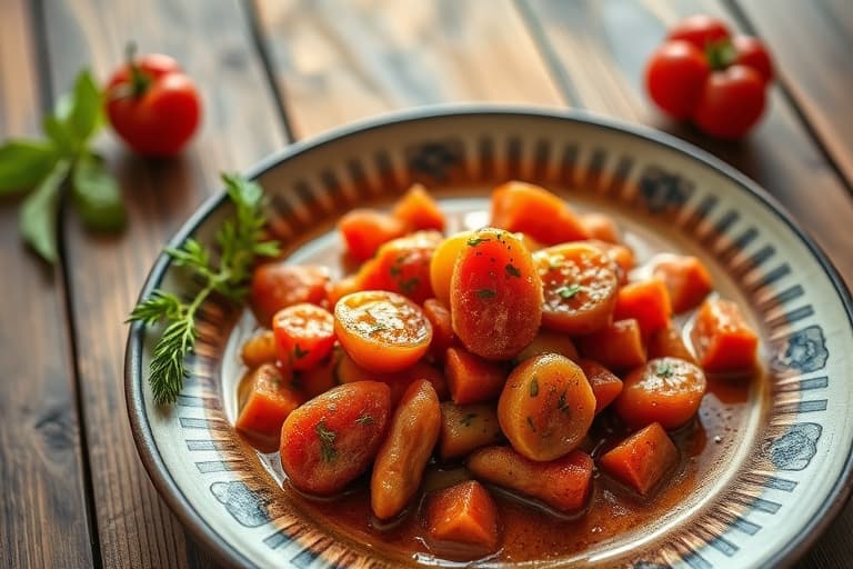 Tomataktige krydrede kikerter