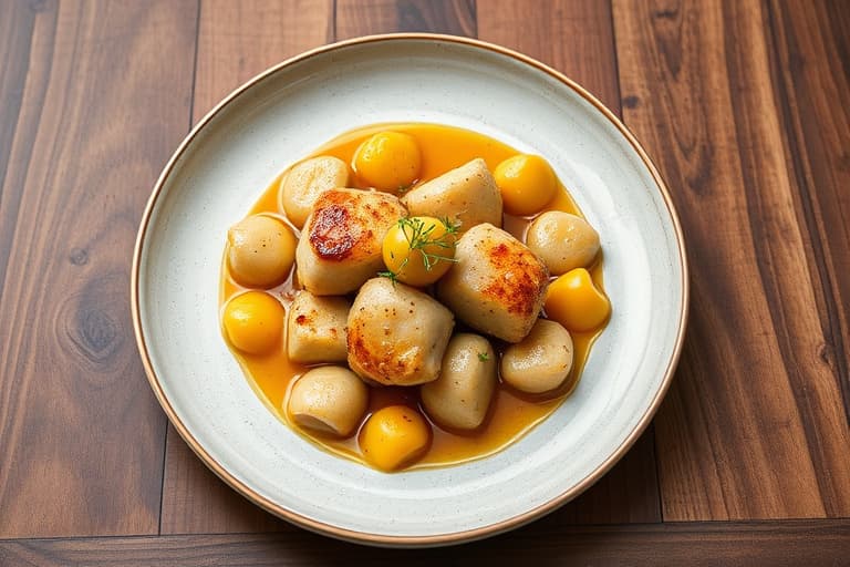 Persillepoteter med safran