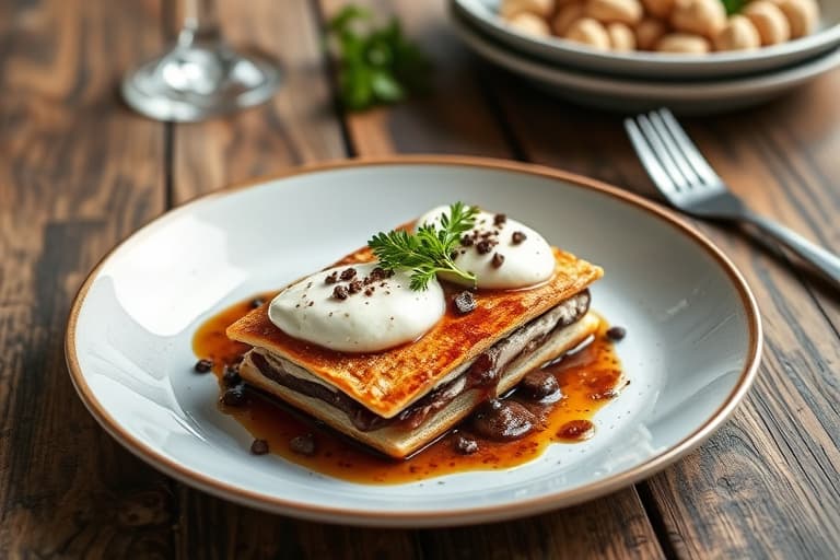 Sjokolade- og bringebærpanini med mascarpone