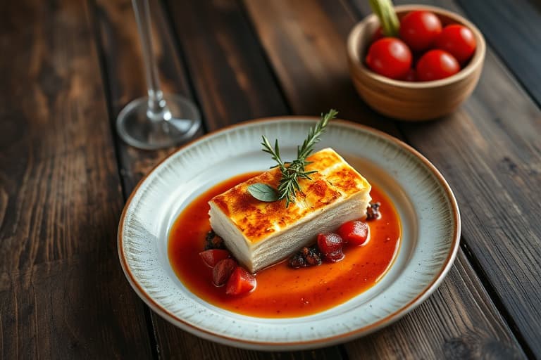 Pinjekake med rosmarinkrem