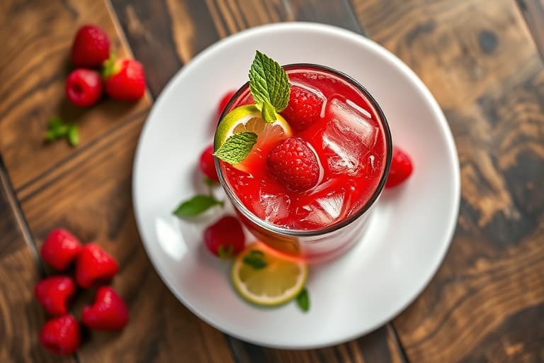 Raspberry Lime Rickey