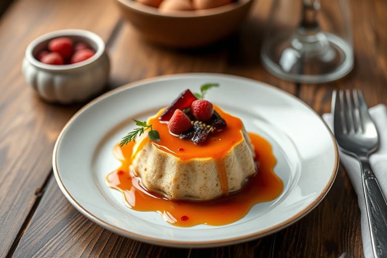 Peanøttsmør- og melkekjeks-puddinger