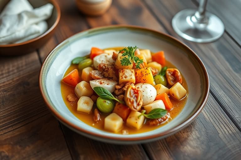 Røkt kalkun-, plomme- og fennikelsalat