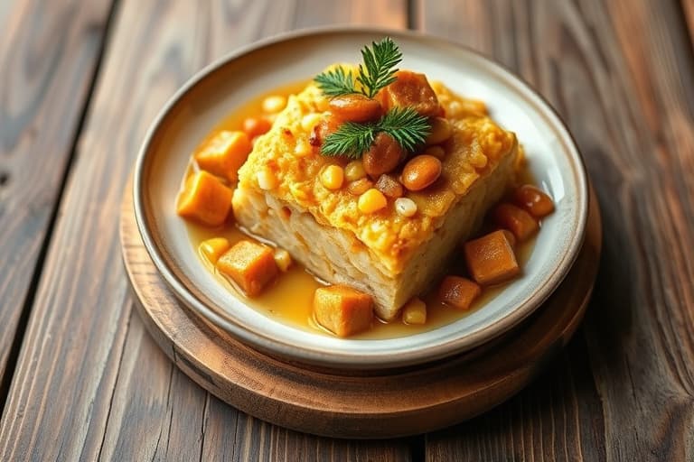 ukrainsk kornpudding