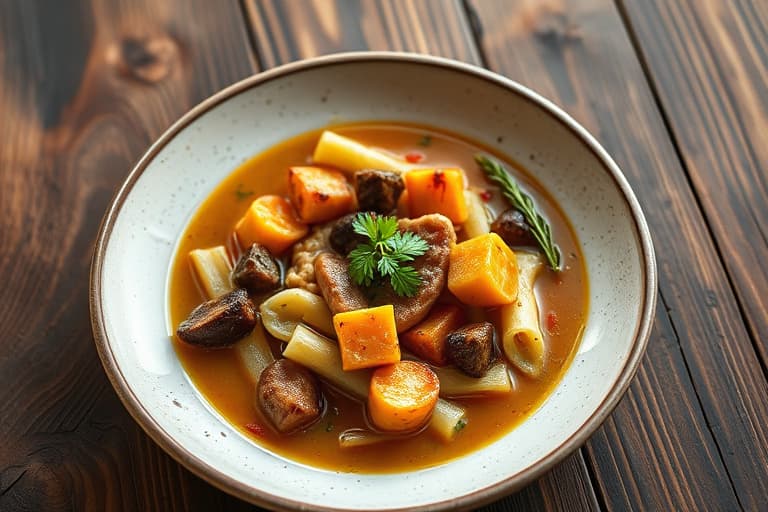 Urte- og kremet mais-suppe