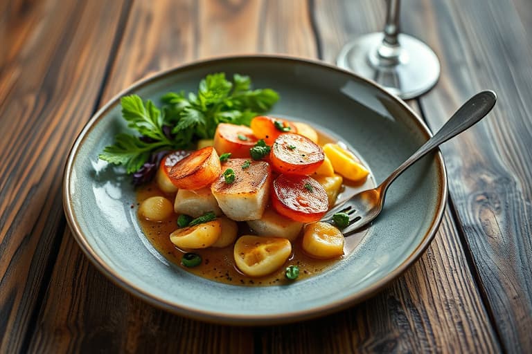 Villrisfyll med hasselnøtter og tørkede tranebær