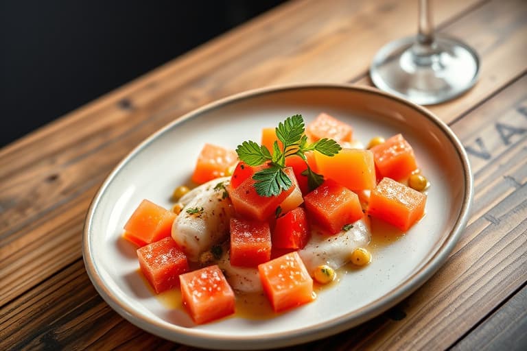 Vannmelon- og sitrussalat