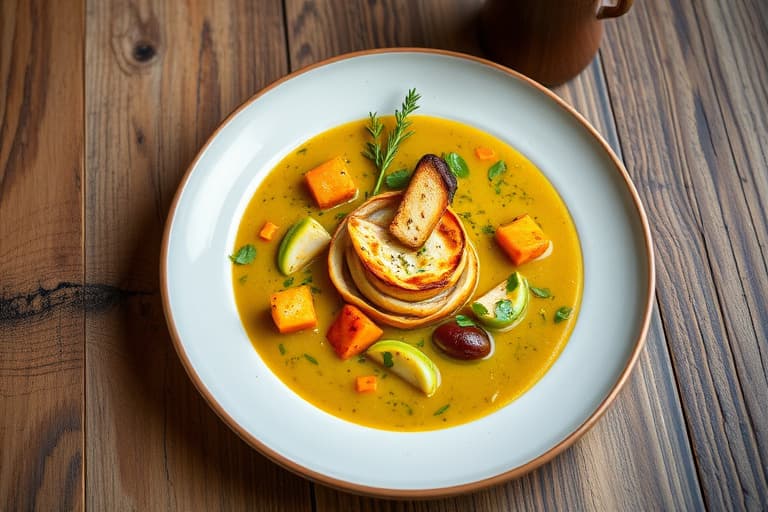 Zucchini- og agurksuppe