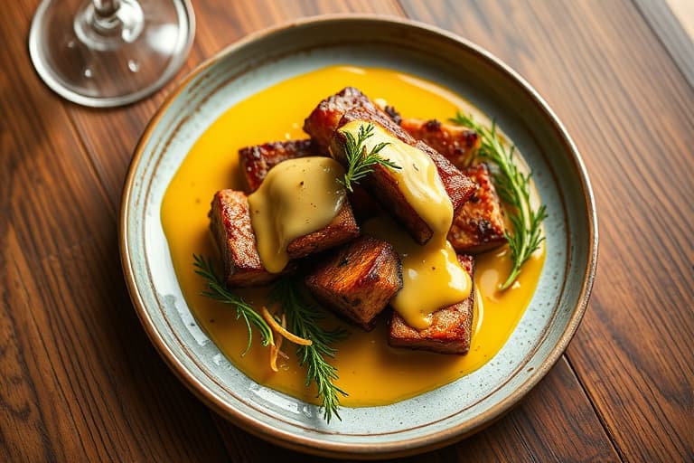 Ristet blomkål med cheddarostsaus