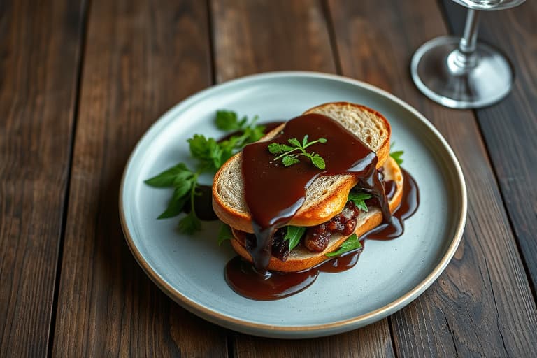 Sandwichkjeks med sjokoladeganache-fyll