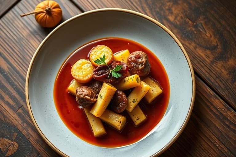 Porcini-fyll med purre