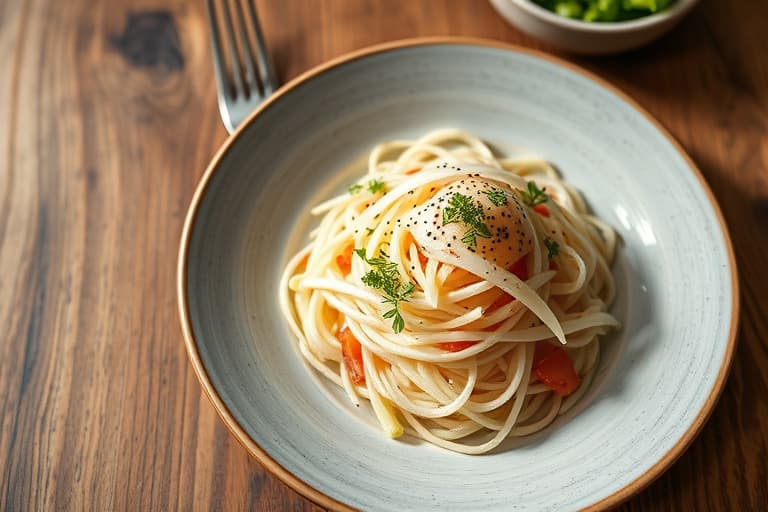 Sjøbønnesalat med daikon og agurk