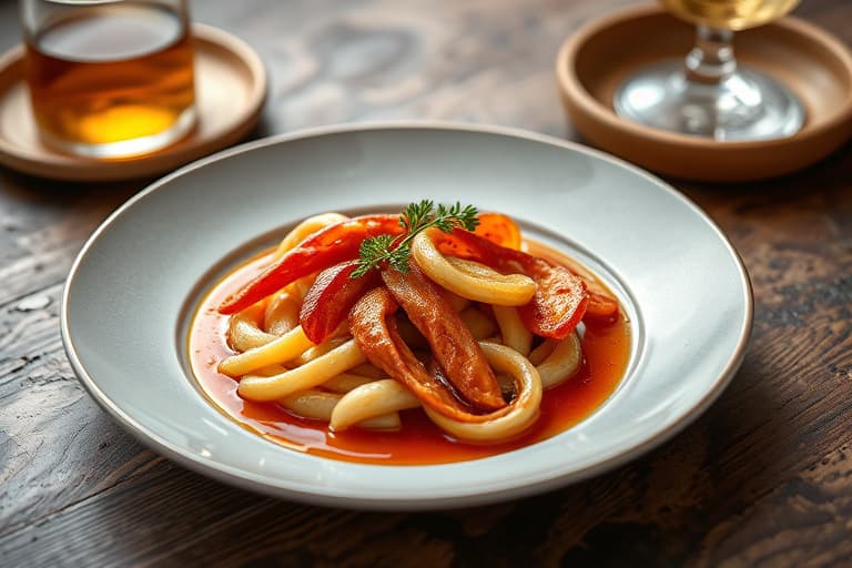 Ristet steinbiter med krydrede linser og smørbrent blomkål